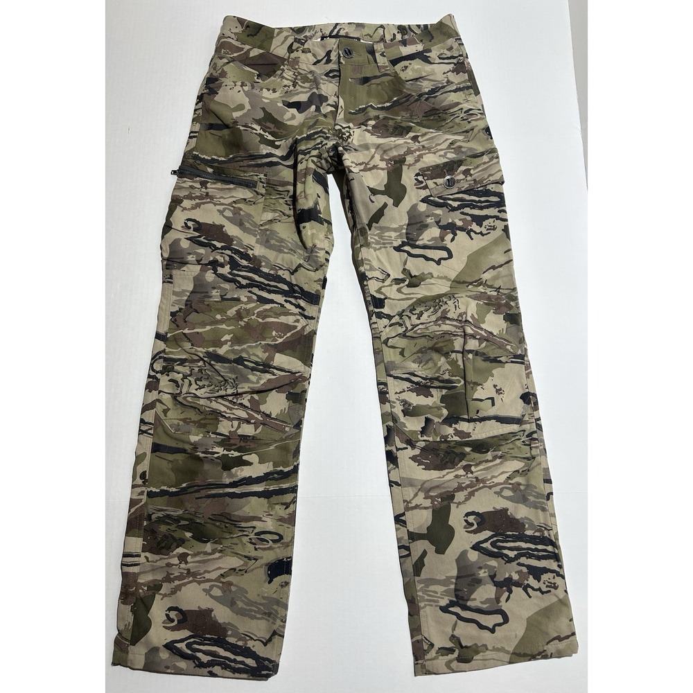 Under Armour Pants Mens 32x32 Camo Loose Chino Casual Outdoors Hunting Hiking